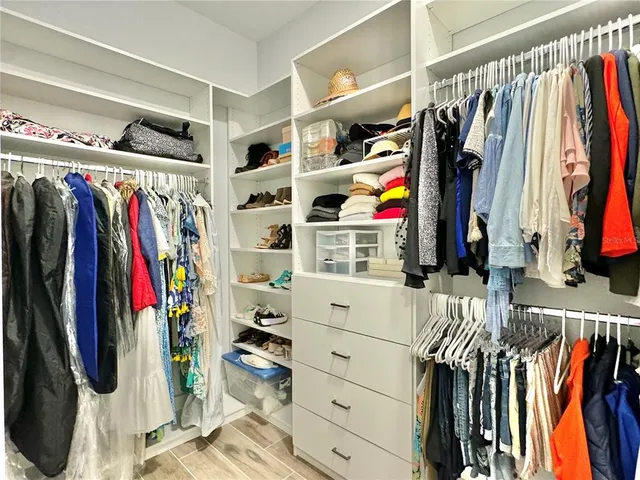 a view of lake from mountain