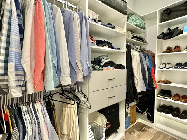 a view of lake from a city