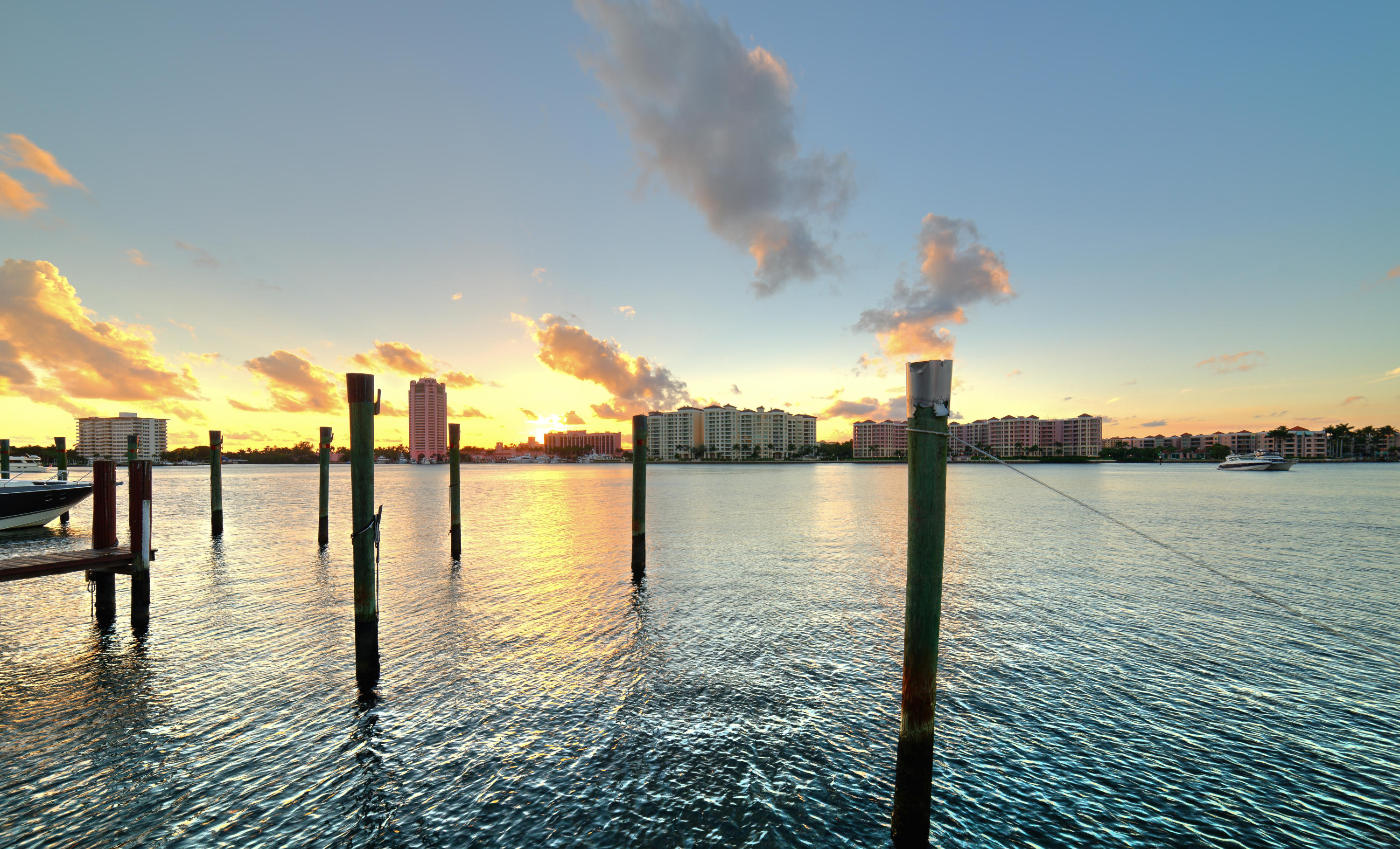 500 South Ocean Boulevard, Unit 406 Boca Raton, FL 33432 - Photo 13 of 32 SUNSET OVER LAKE BOCA FROM SUMMER KITCHE