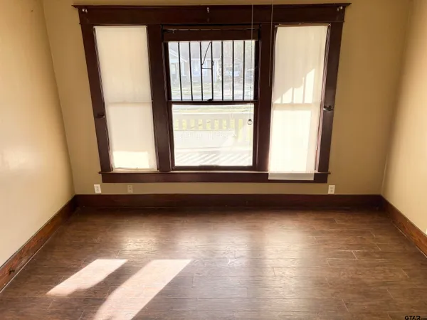a view of a room with window