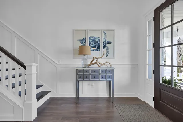 a view of a house with pool and porch