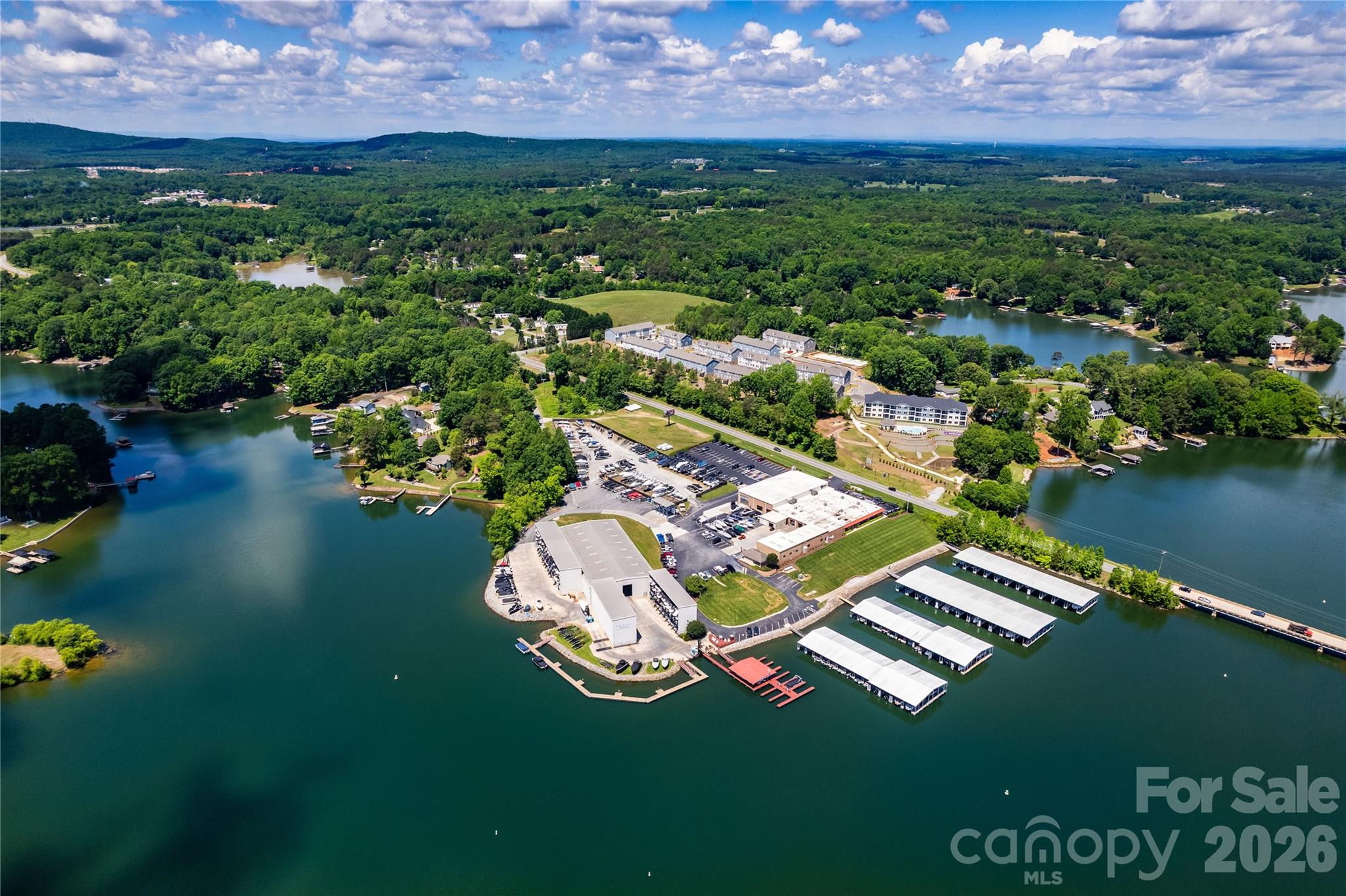 0 Vinewood Road Sherrills Ford, NC 28673 - Photo 8 of 9 an aerial view of a house with a lake view
