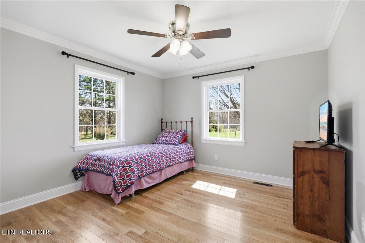 213 Lou Goddard Lane Greenback, TN 37742 - Photo 16 of 34 a bedroom with a bed dresser and a window