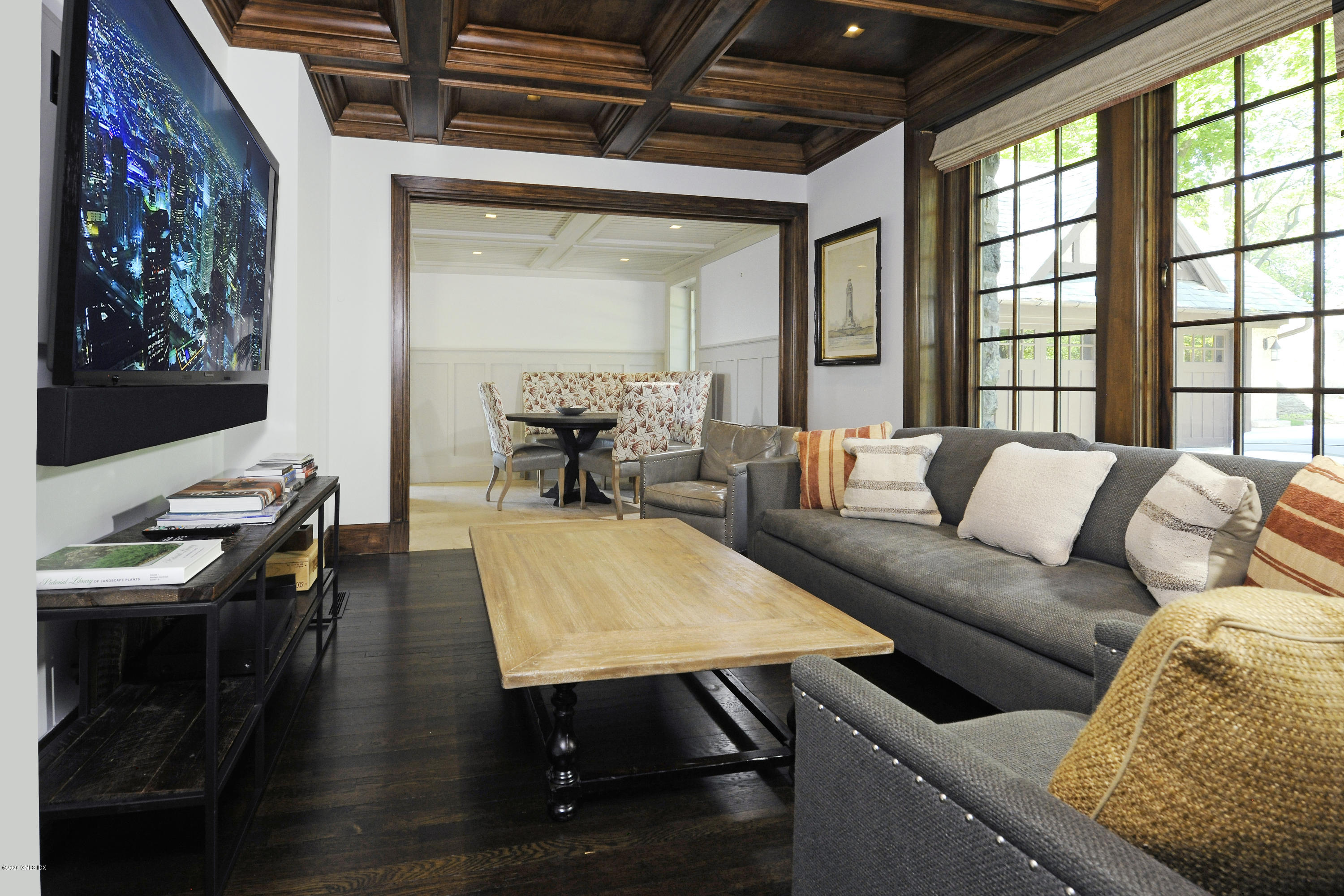 47 Carriglea Drive Riverside, CT 06878 - Photo 9 of 23 a living room with furniture and a flat screen tv