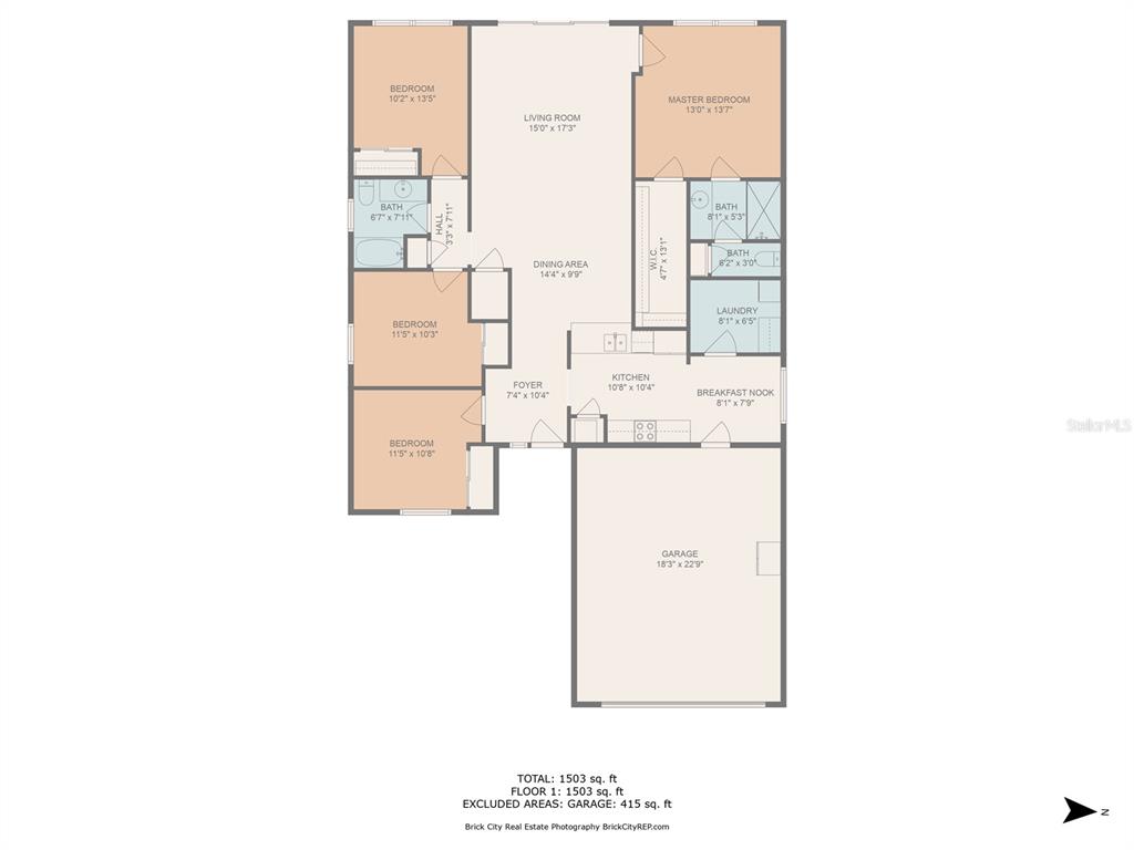 4080 Southwest 47th Court Ocala, FL 34474 - Photo 49 of 50 a picture of a floor plan
