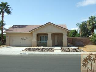 44313 Larrea Street Indio, CA 92201 - Photo 1 of 10 a house view with a outdoor space