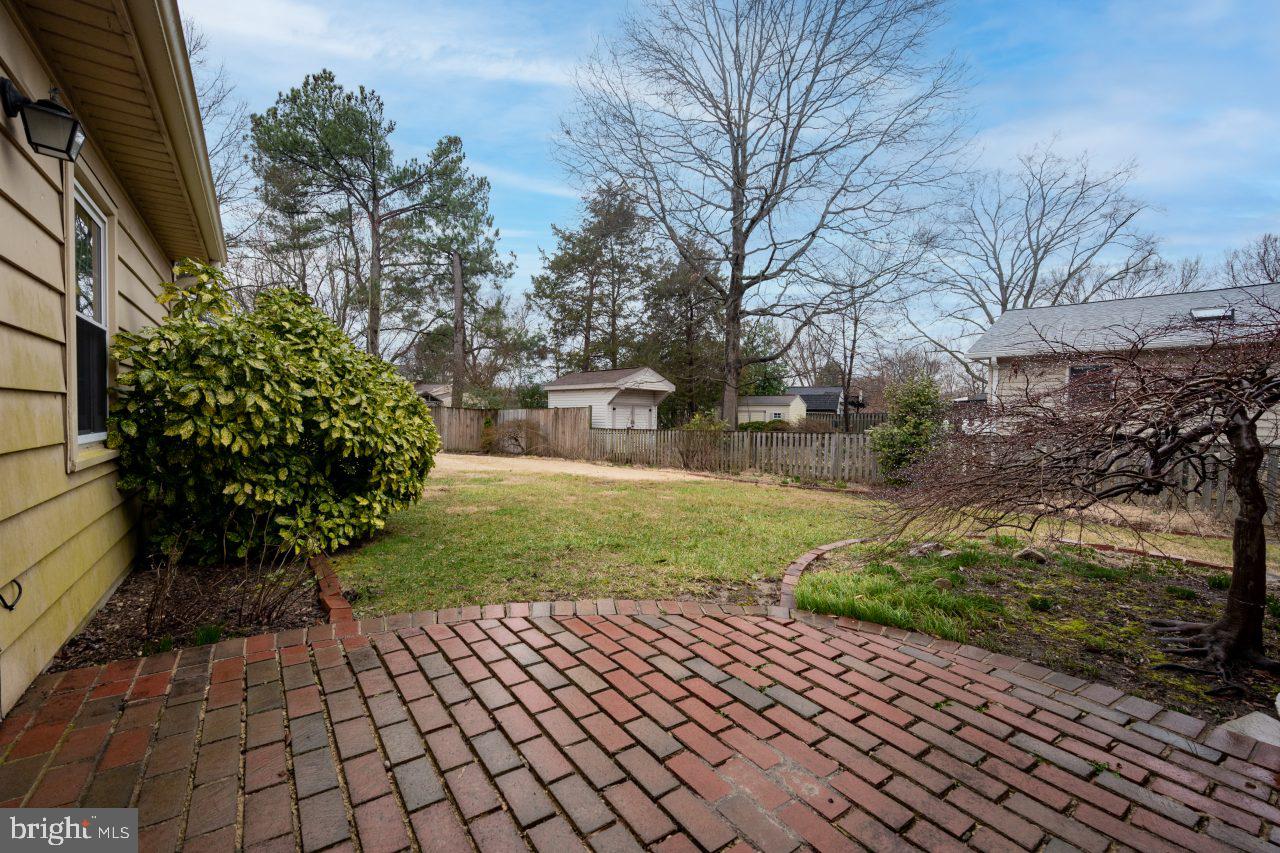 7924 Wellington Road Alexandria, VA 22308 - Photo 20 of 35 View of back yard from patio