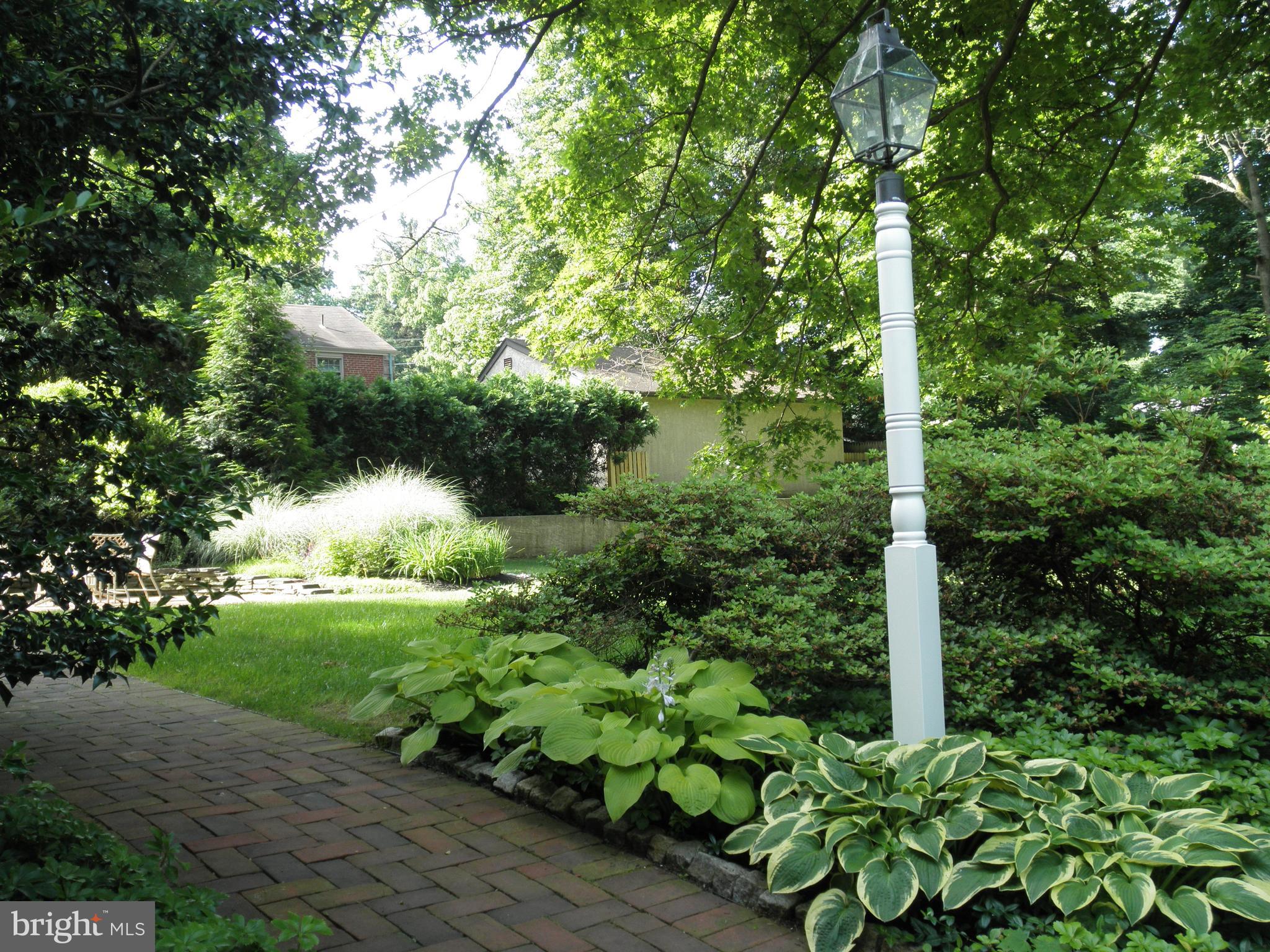 1514 Spring Avenue Jenkintown, PA 19046 - Photo 42 of 49 Rear Lamp Post Garden