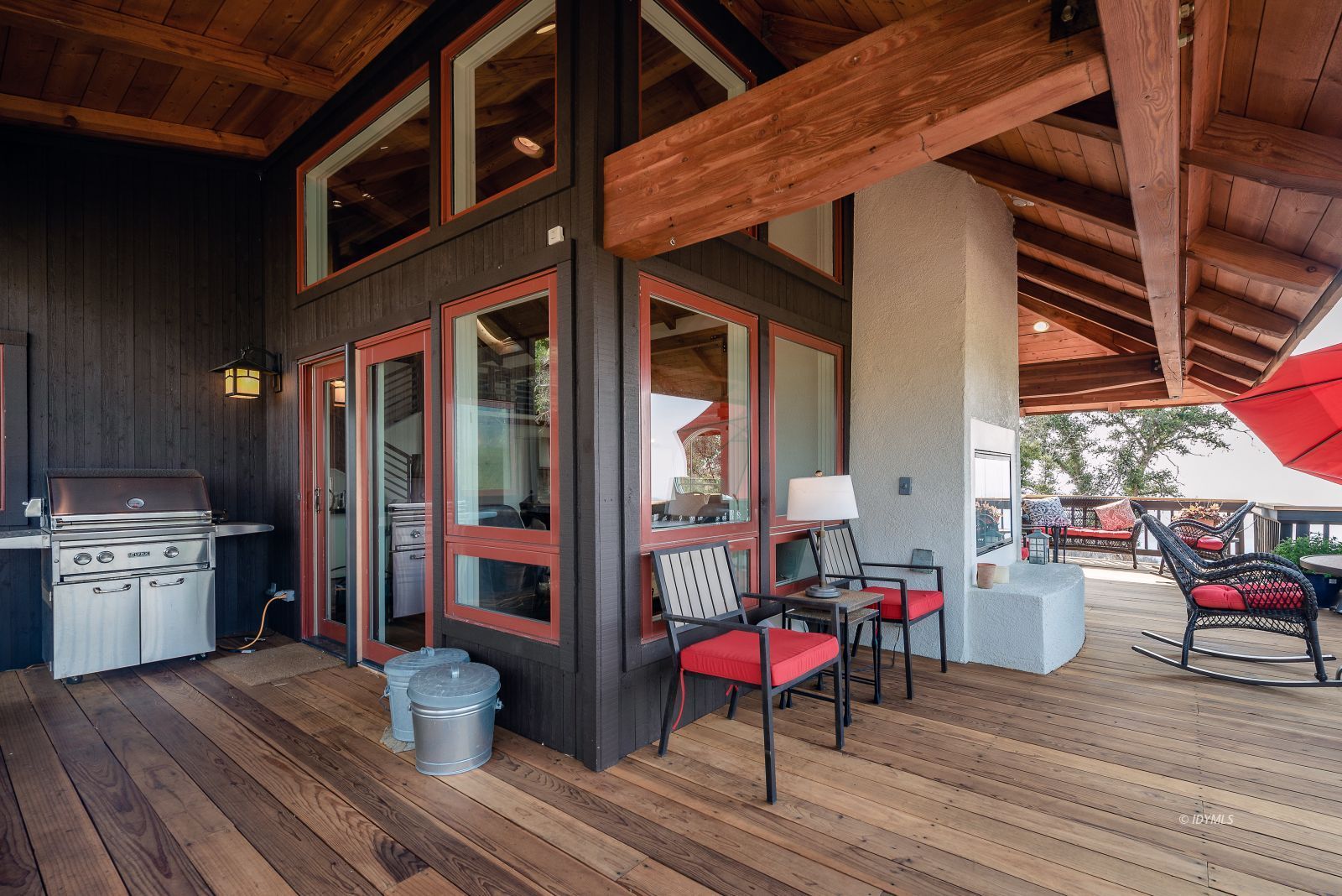 52430 Double View Drive Idyllwild, CA 92549 - Photo 41 of 75 a bedroom with a bed and wooden floor