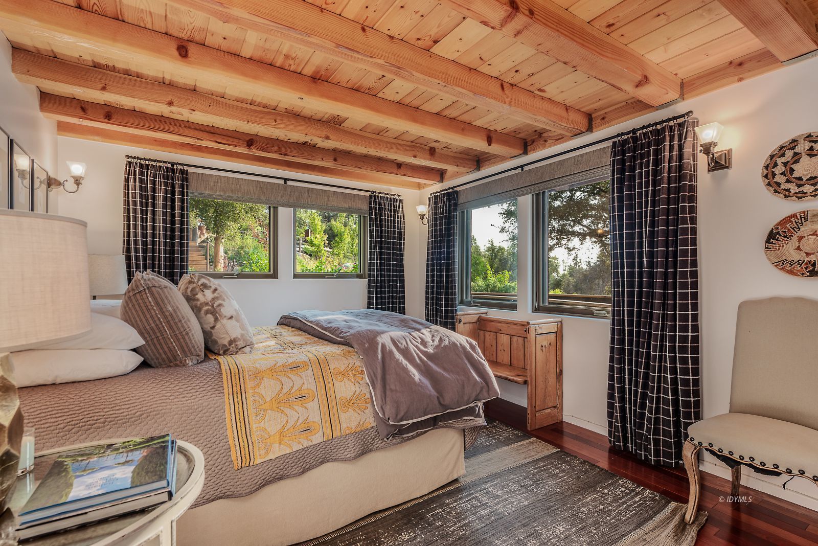 52430 Double View Drive Idyllwild, CA 92549 - Photo 50 of 75 a bed sitting in a bedroom next to a window