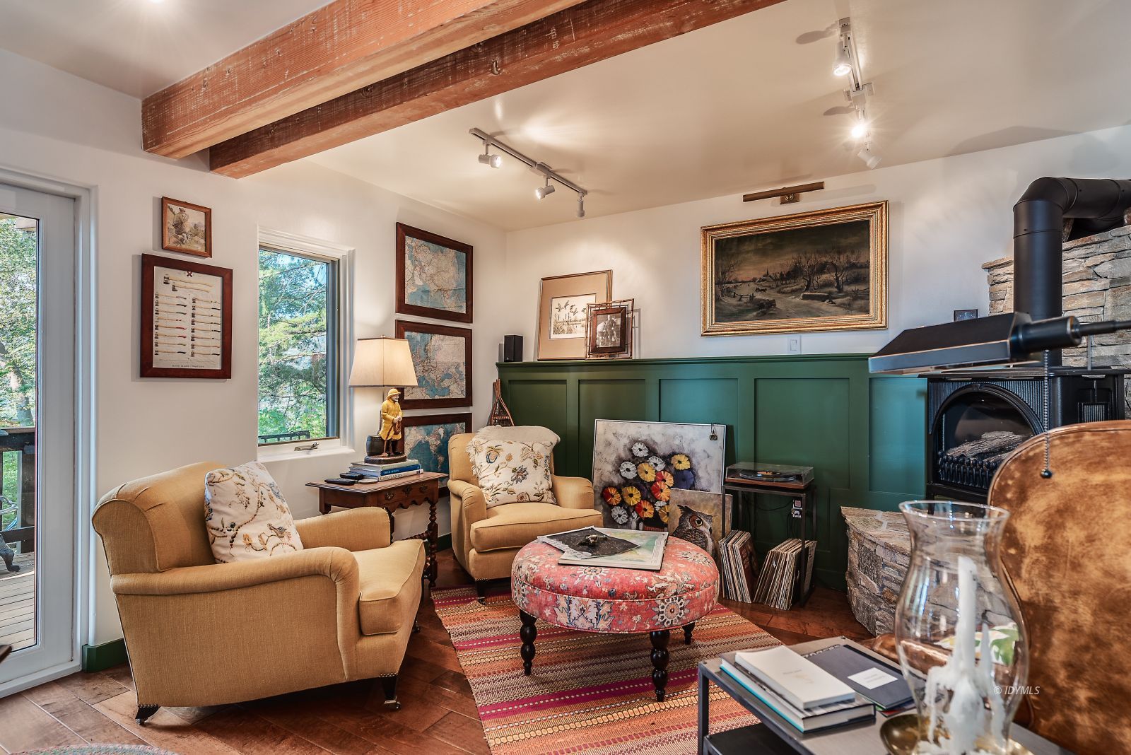 52430 Double View Drive Idyllwild, CA 92549 - Photo 10 of 75 a living room with furniture and a fireplace