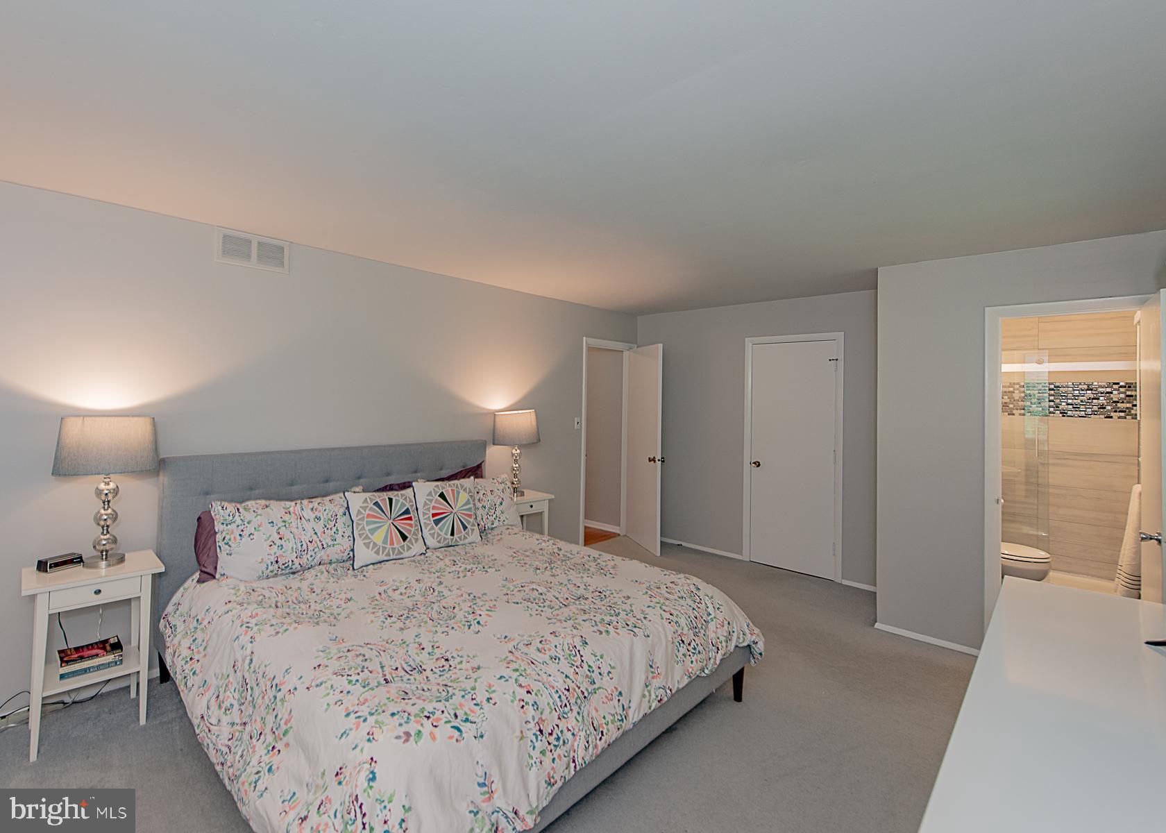 2617 Jonathan Road Ellicott City, MD 21042 - Photo 14 of 26 Master Bedroom with Remodeled Full Bath