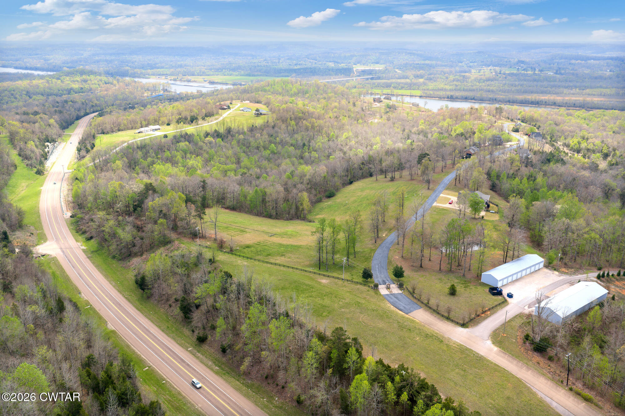 272 Rivers Edge Drive Bath Springs, TN 38311 - Photo 2 of 18 a view of a lake from a balcony