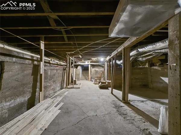 a view of under construction room and staircase