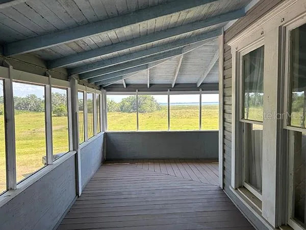 a view of garden with trees