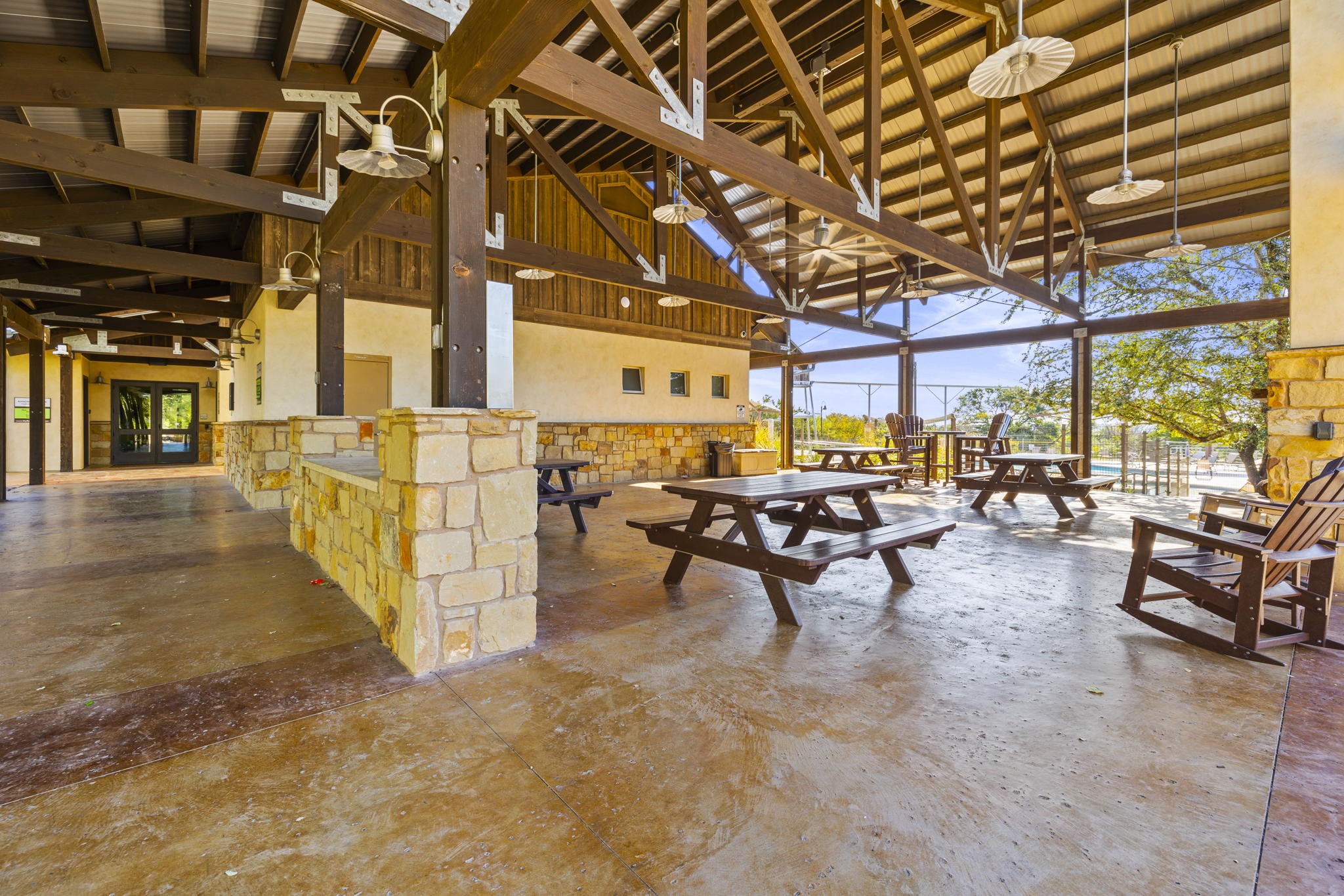 201 Merrick Road Georgetown, TX 78628 - Photo 16 of 20 a view of a swimming pool with outdoor seating