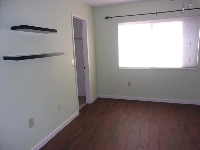 a small space with a window