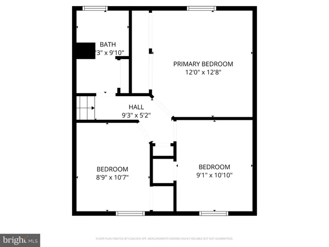 a picture of a building with black and white walls