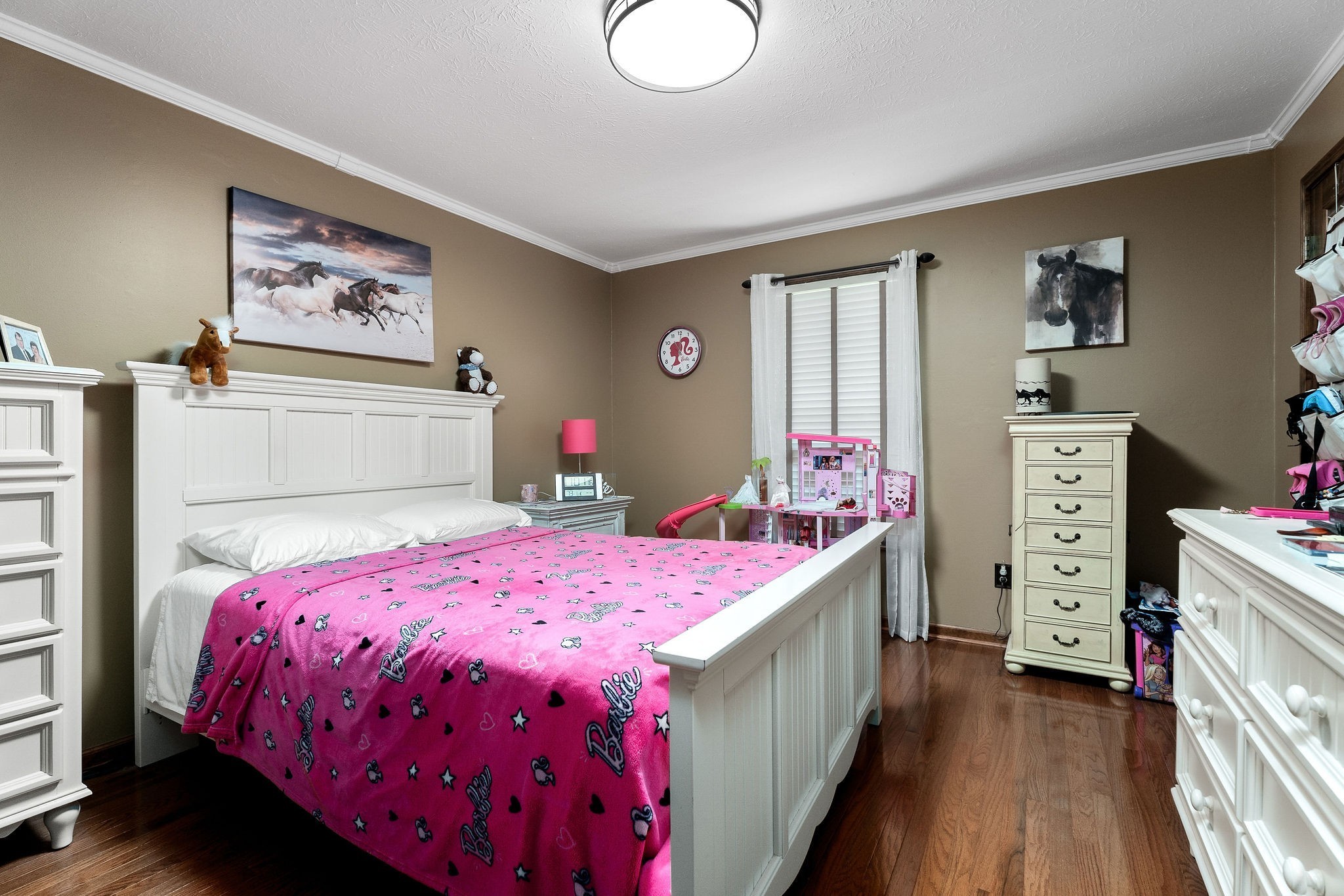 3579 Hilham Road Cookeville, TN 38506 - Photo 20 of 43 a bedroom with a bed and wooden floor