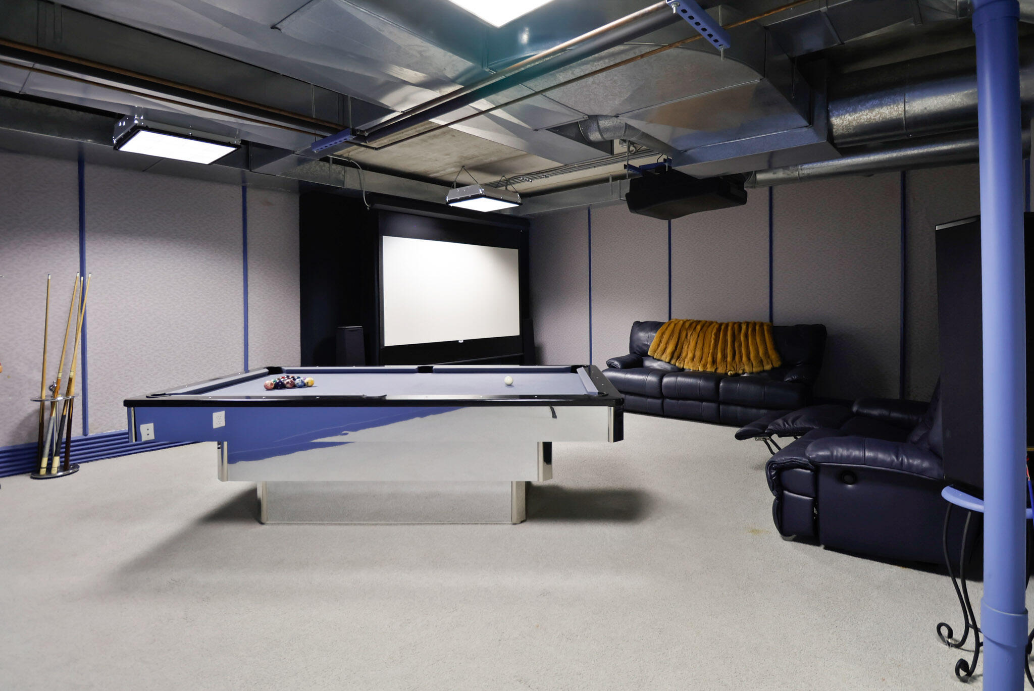 8692 East 200 South Knox, IN 46534 - Photo 50 of 101 a room with furniture and a flat screen tv