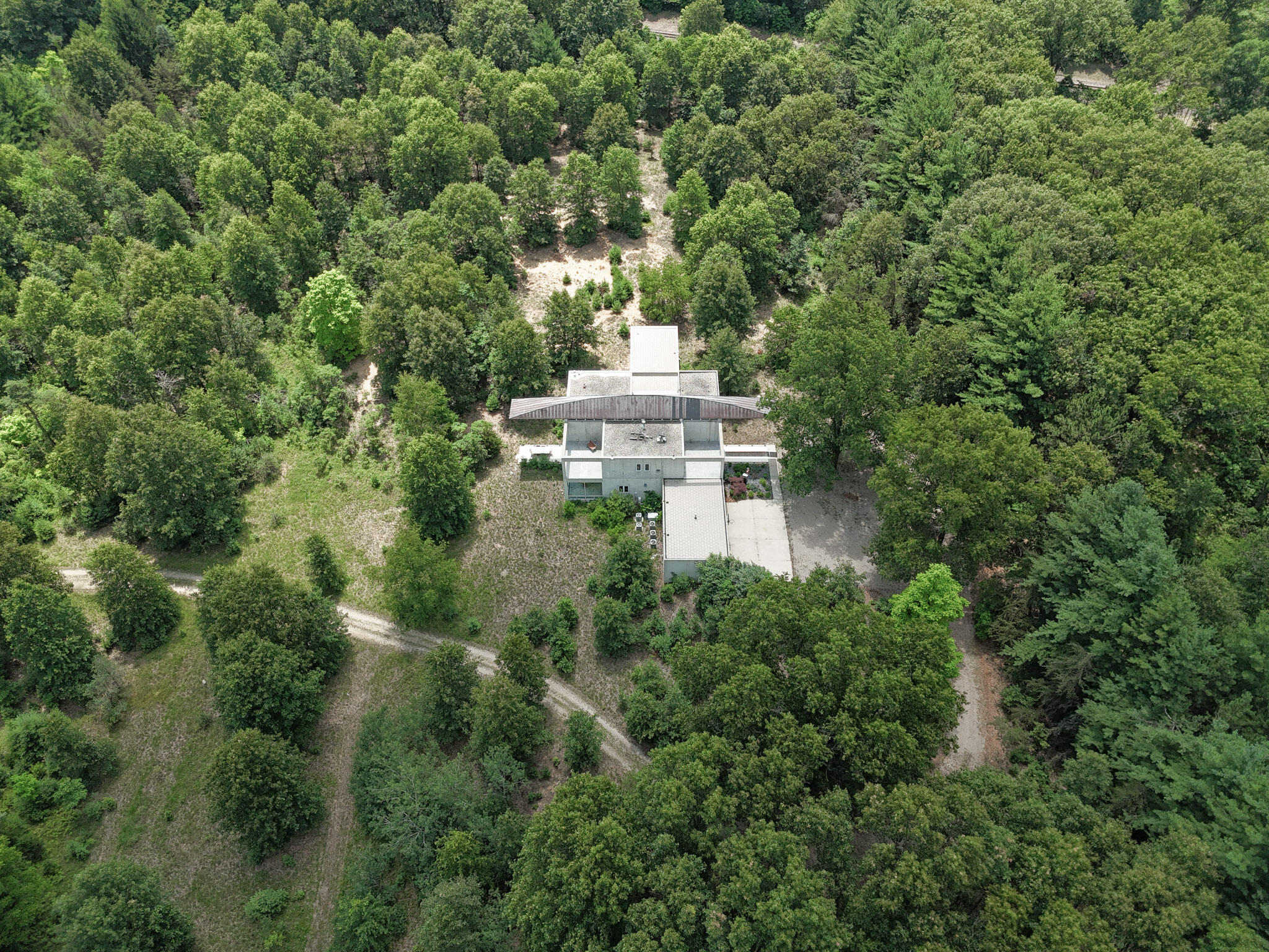 8692 East 200 South Knox, IN 46534 - Photo 77 of 101 a aerial view of a house with a yard