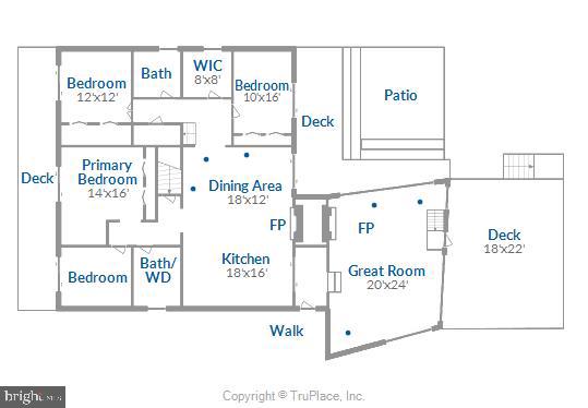 14711 Reserve Road Accokeek, MD 20607 - Photo 63 of 63 Main level floor plan
