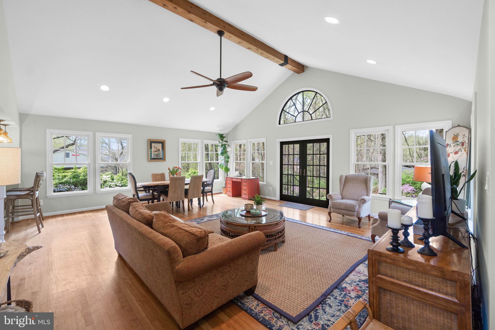 3916 Keith Place Annandale, VA 22003 - Photo 20 of 65 French doors open to a gardener's dream