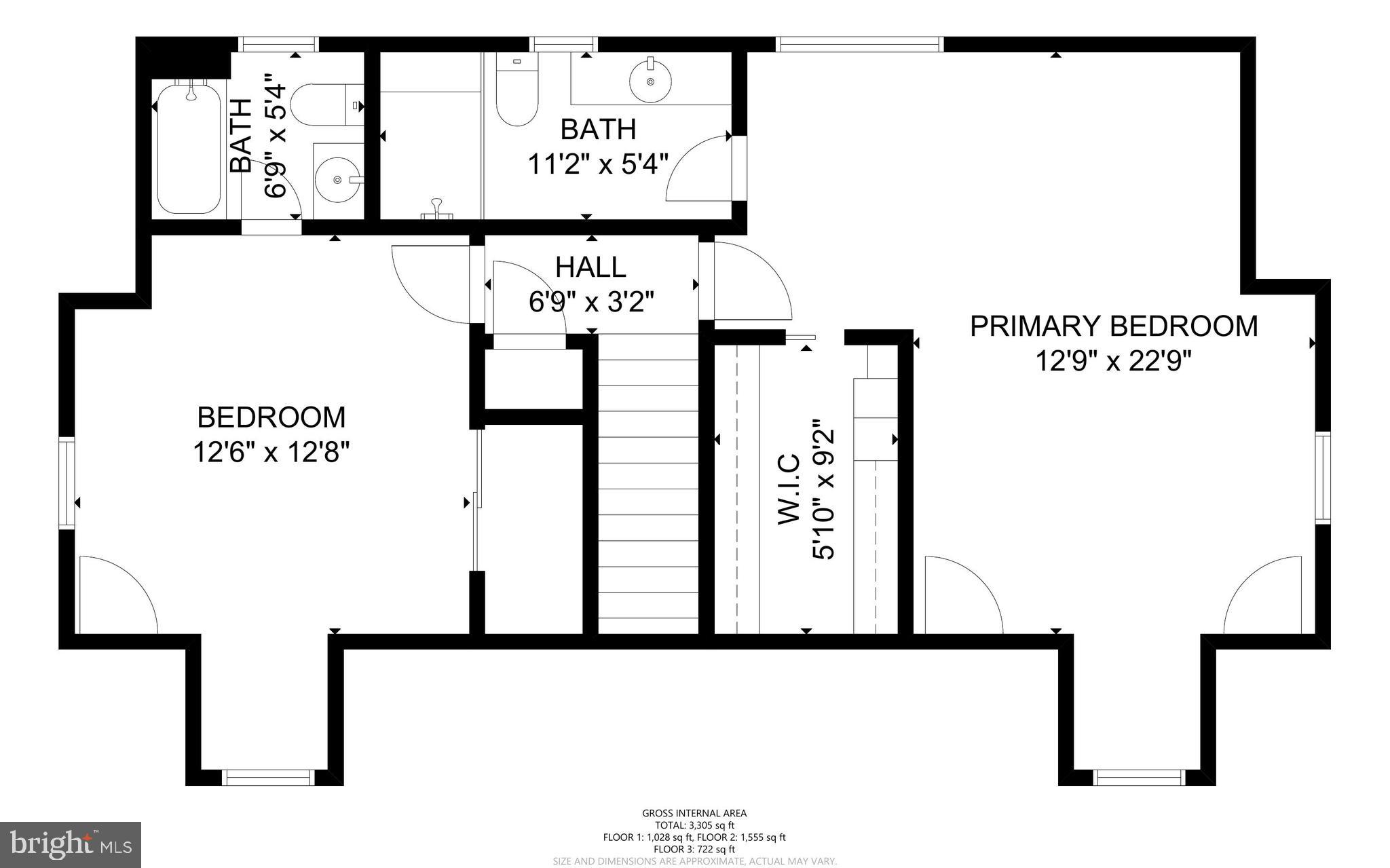 3916 Keith Place Annandale, VA 22003 - Photo 64 of 65 Upper Level Floor Plan
