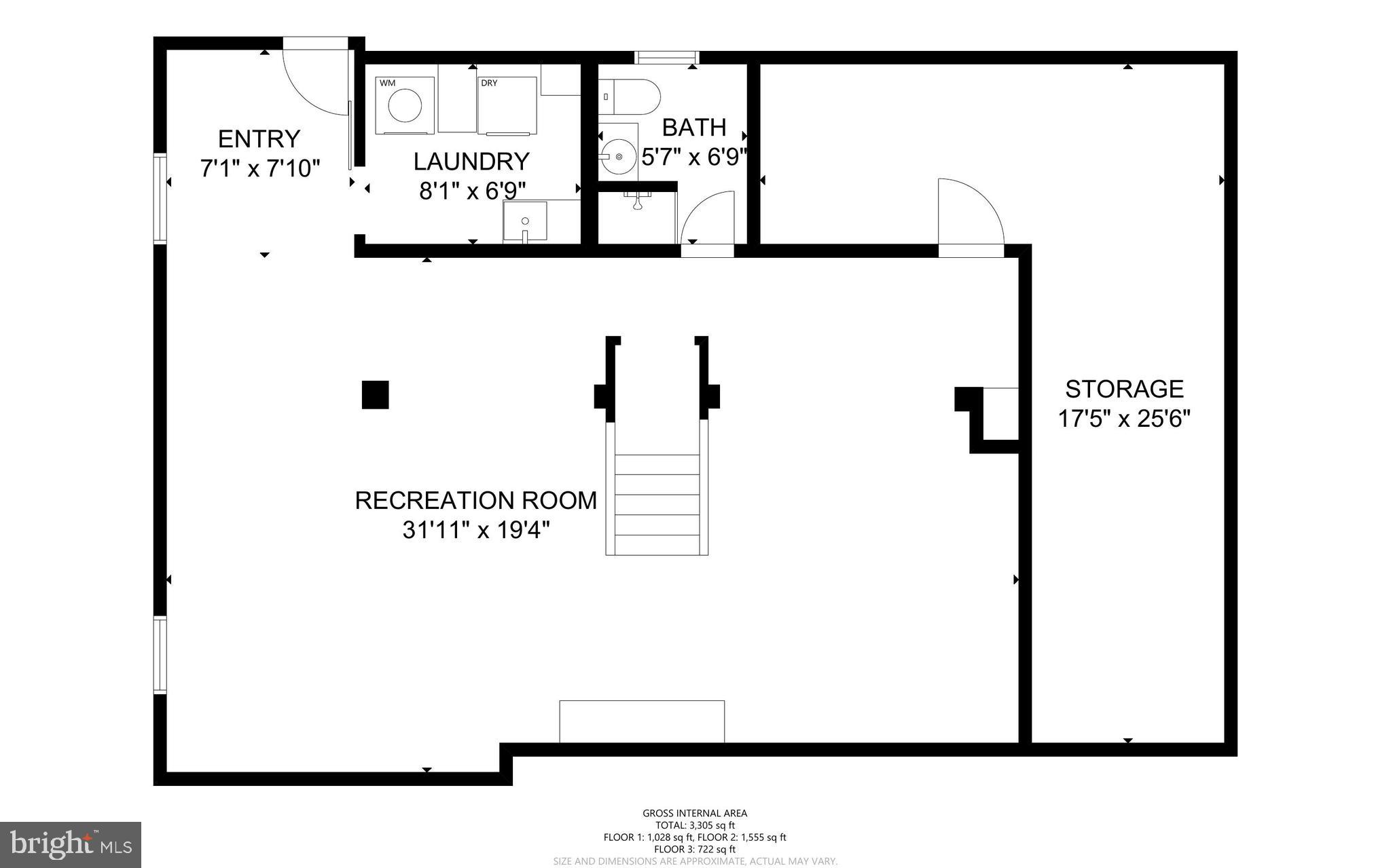 3916 Keith Place Annandale, VA 22003 - Photo 65 of 65 Lower Level Floor Plan