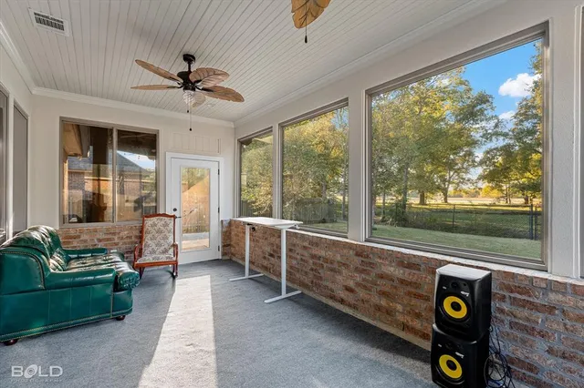 a very nice looking room with a large window