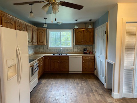 234 Alsup Road Prospect, TN 38477 - Photo 7 of 38 a kitchen with a sink a refrigerator and cabinets