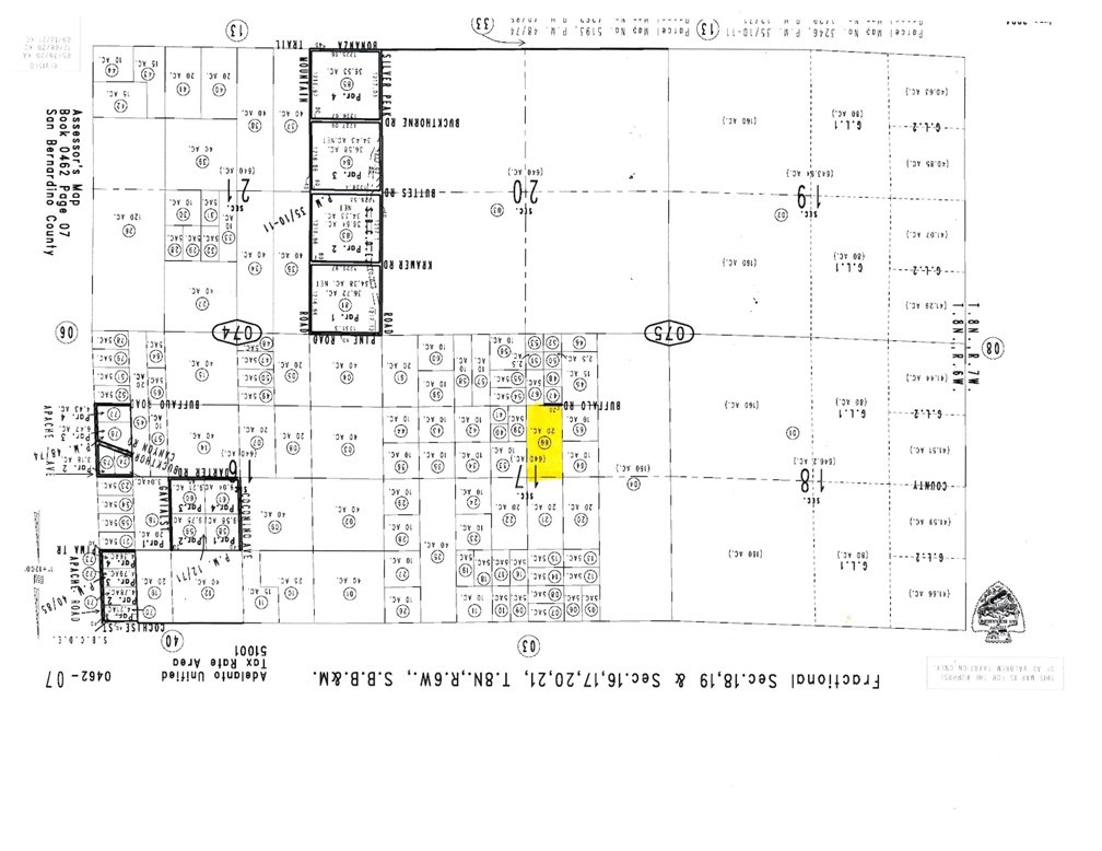 0 Unk Adelanto, CA 92301 - Photo 3 of 3 a black and white photo of a painting