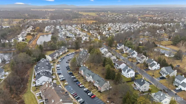 an aerial view of city