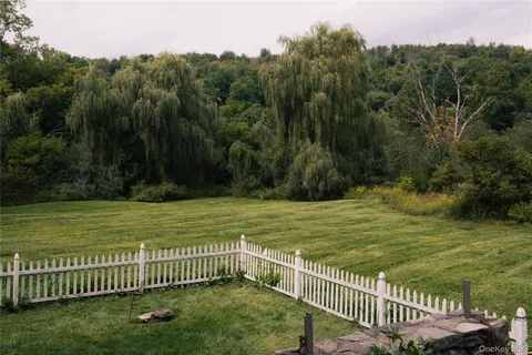 a view of a bench in balcony
