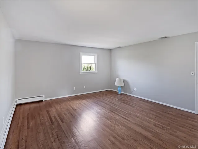 a view of a hallway with a entryway