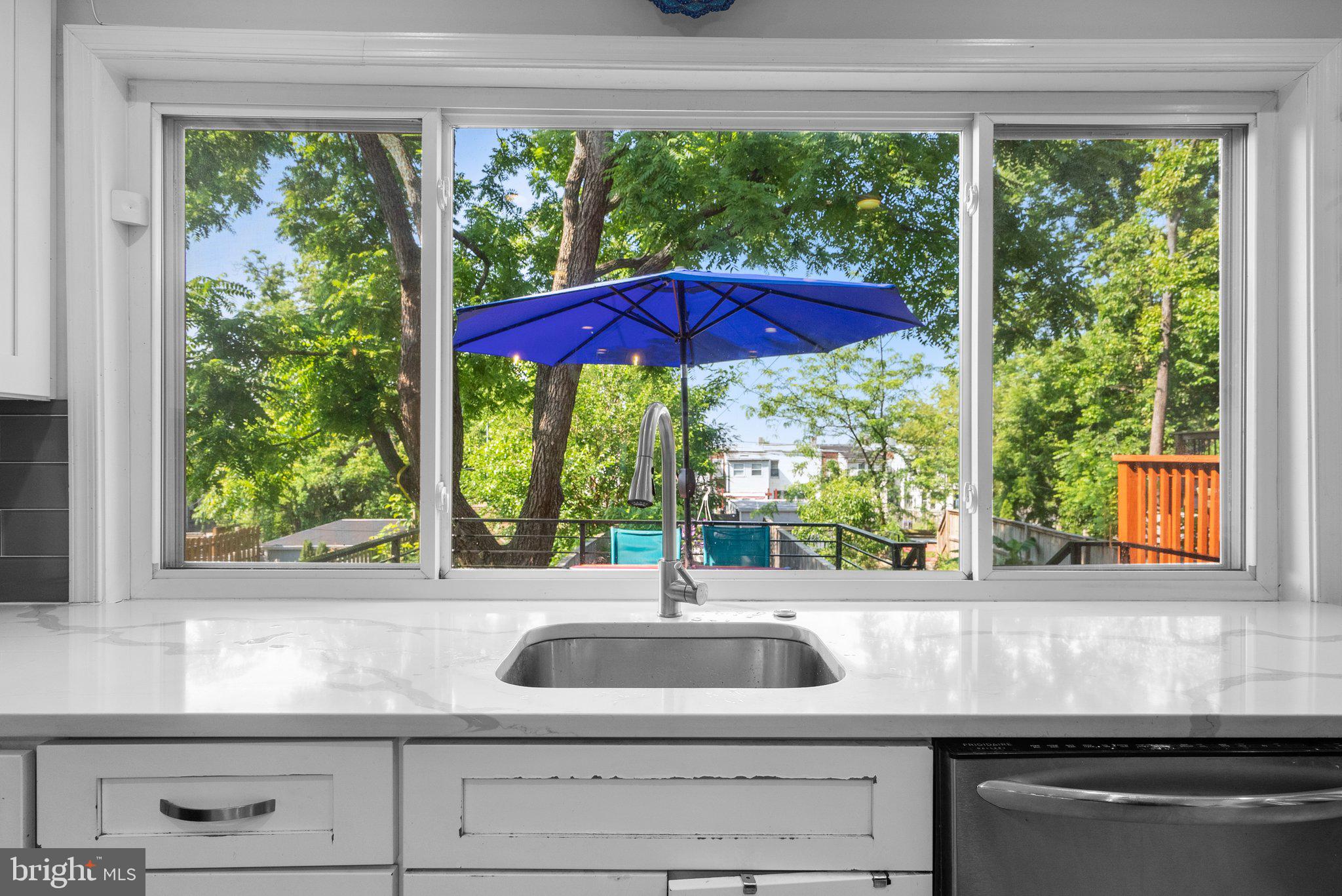 1275 Oates Street Northeast Washington, DC 20002 - Photo 14 of 40 a kitchen with a sink and large window