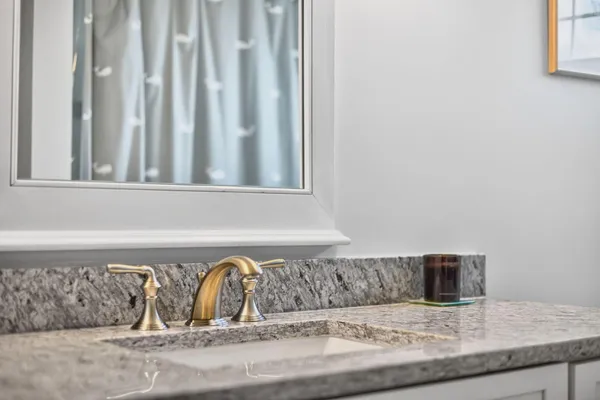 a close view of light fixtures