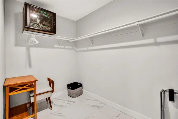 a room with storage and utility