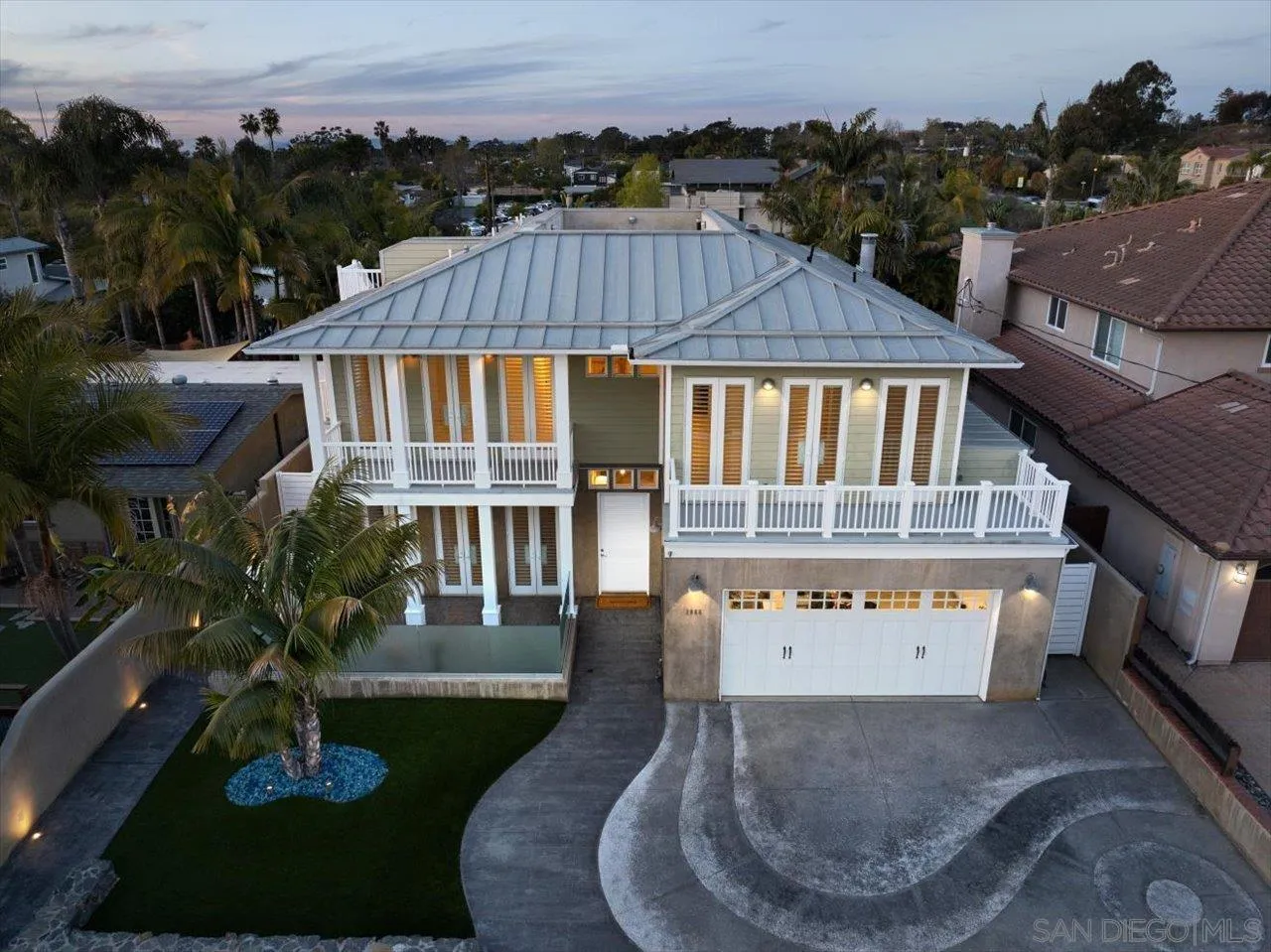1066 Melba Road Encinitas, CA 92024 - Photo 5 of 54 an aerial view of a house with a yard