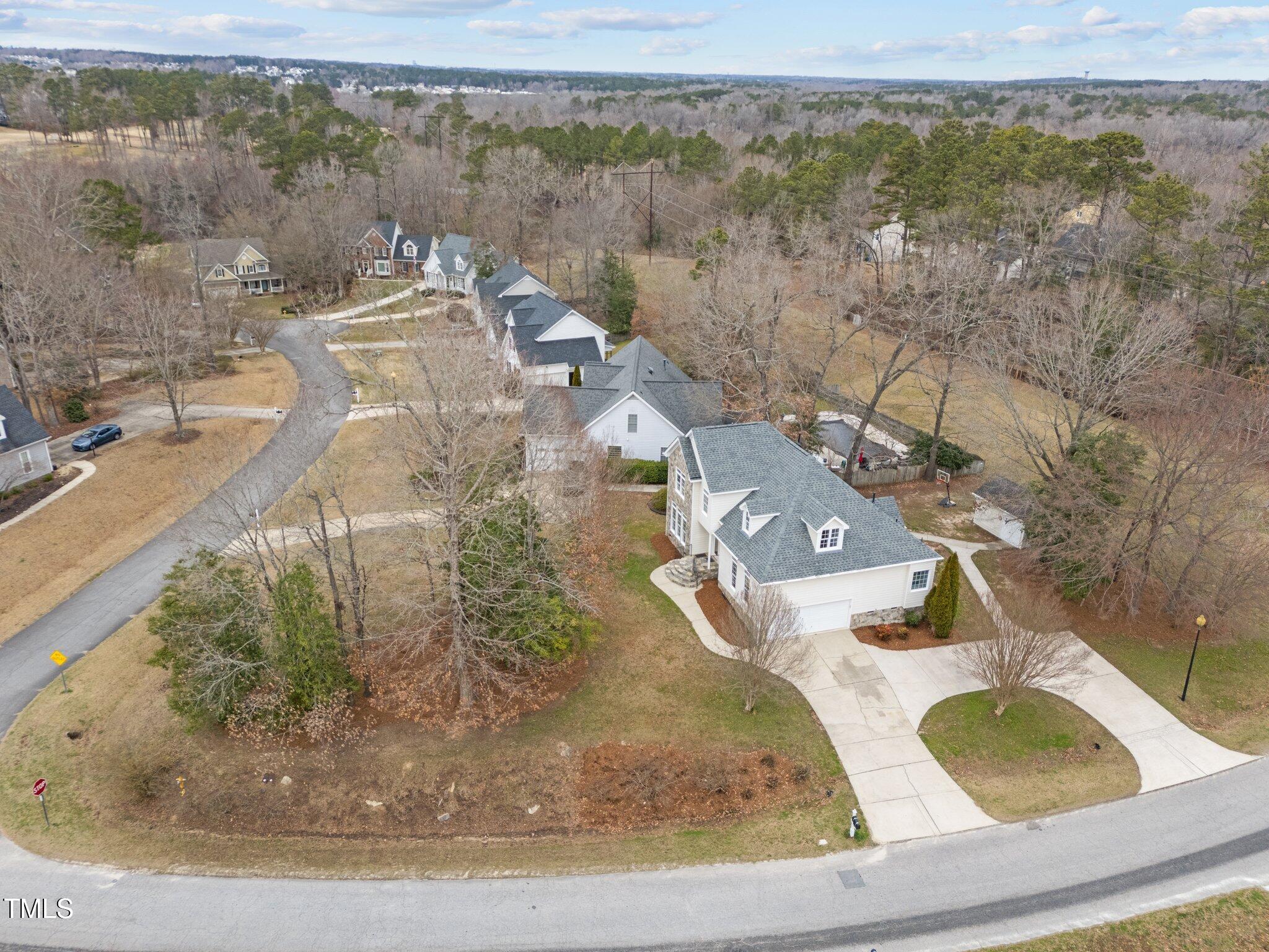 3525 La Costa Way Raleigh, NC 27610 - Photo 36 of 45 an aerial view of residential houses with outdoor space