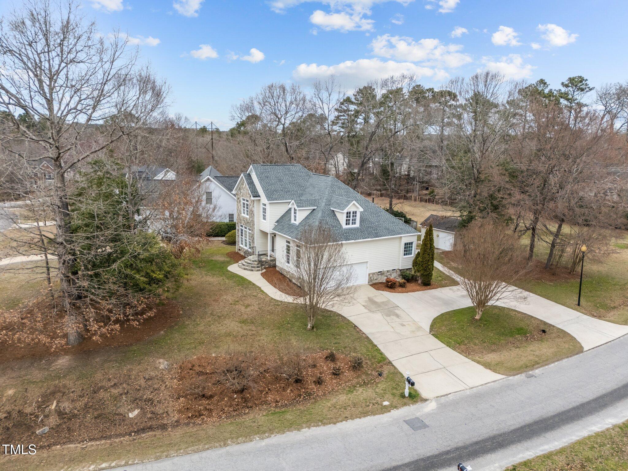 3525 La Costa Way Raleigh, NC 27610 - Photo 38 of 45 a view of a house with a yard