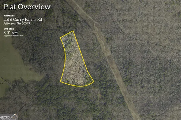 $190,237 | 0 Curry Farms Road, Unit LOT 6, Jefferson, GA 30549