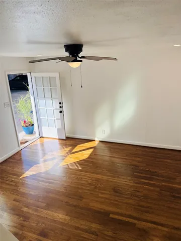 wooden floor in an empty room