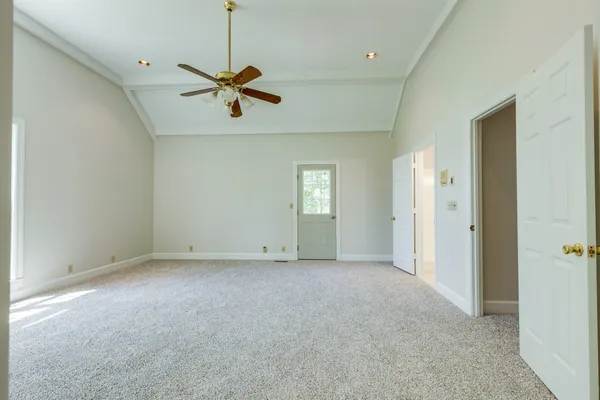 a view of an empty room