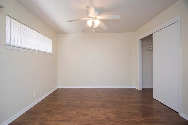 wooden floor in an empty room