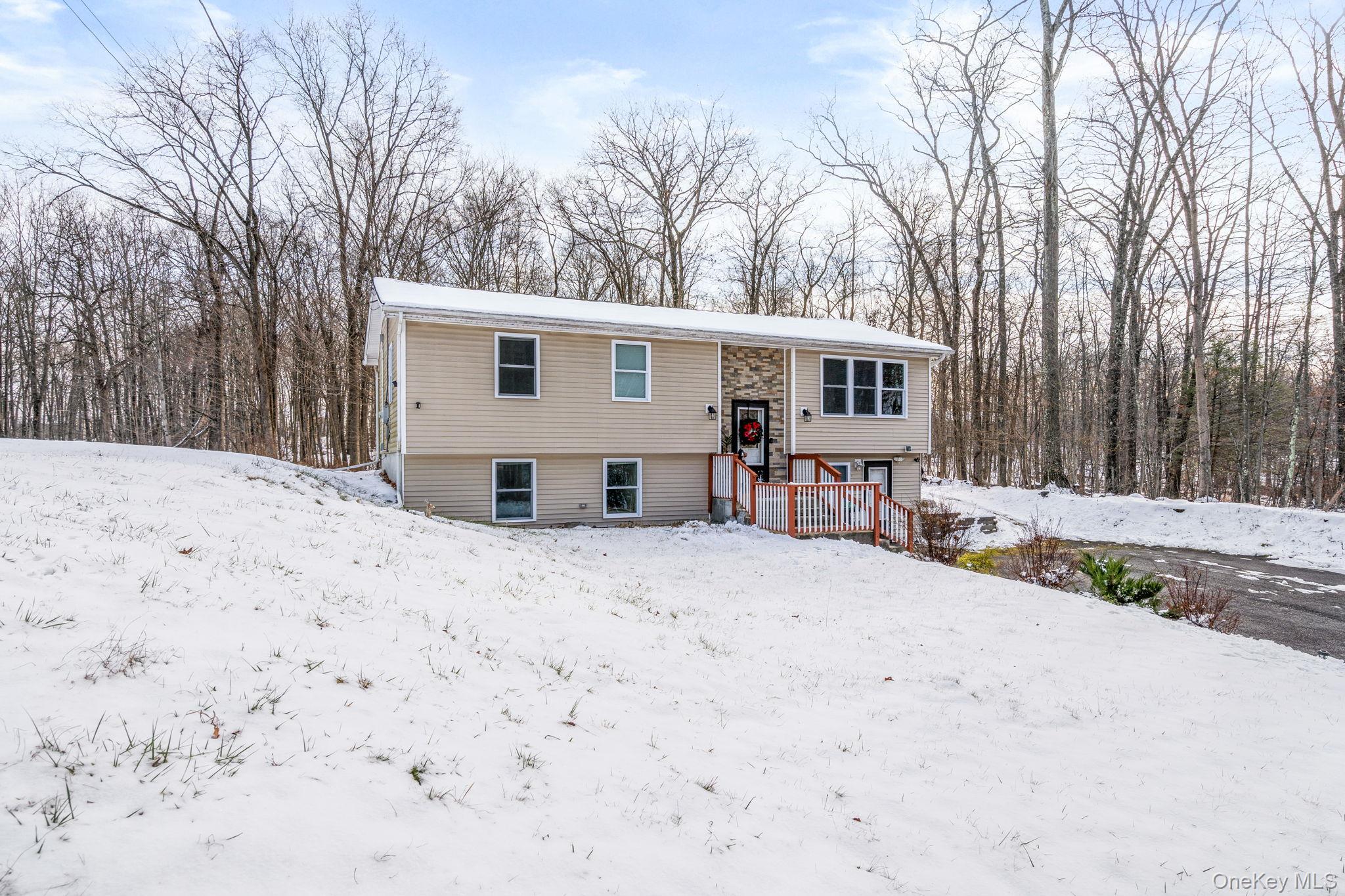 171 High Barney Road Middletown, NY 10940 - Photo 4 of 22 a view of a house with a yard covered in snow