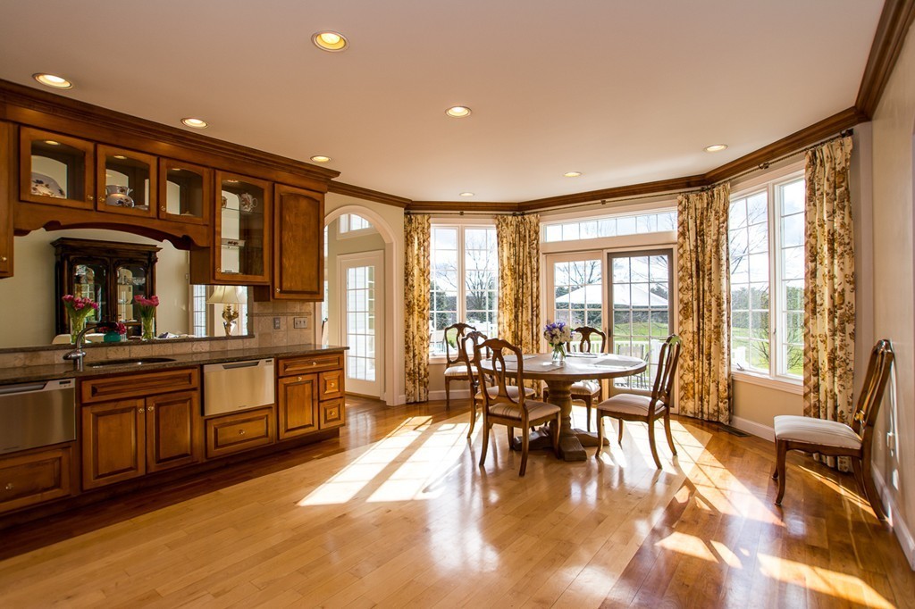 6 Ruggiero Way Andover, MA 01810 - Photo 11 of 30 a view of a dining room with furniture window and wooden floor