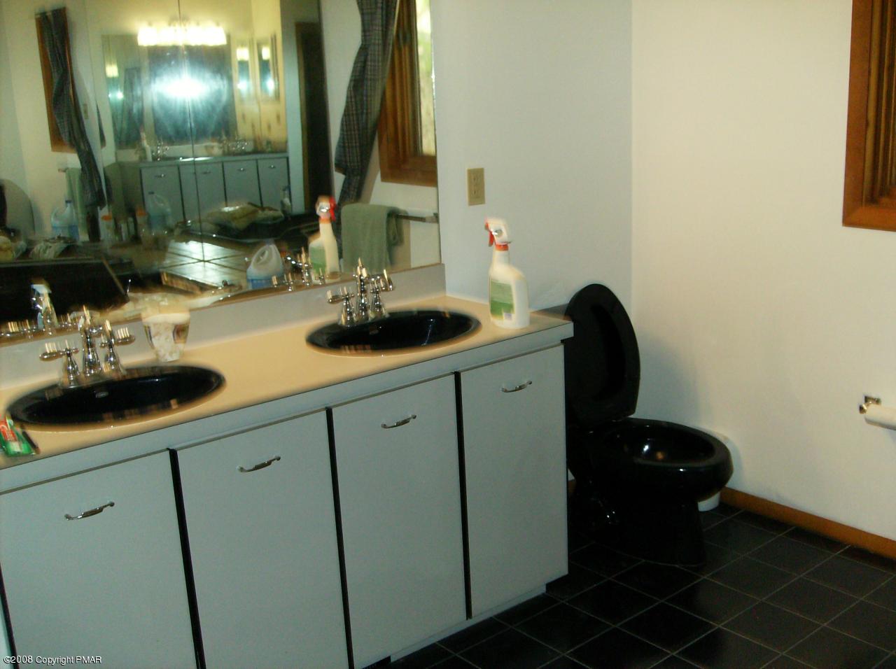 2727 Radcliff Road Bushkill, PA 18324 - Photo 8 of 14 a bathroom with a sink and a mirror