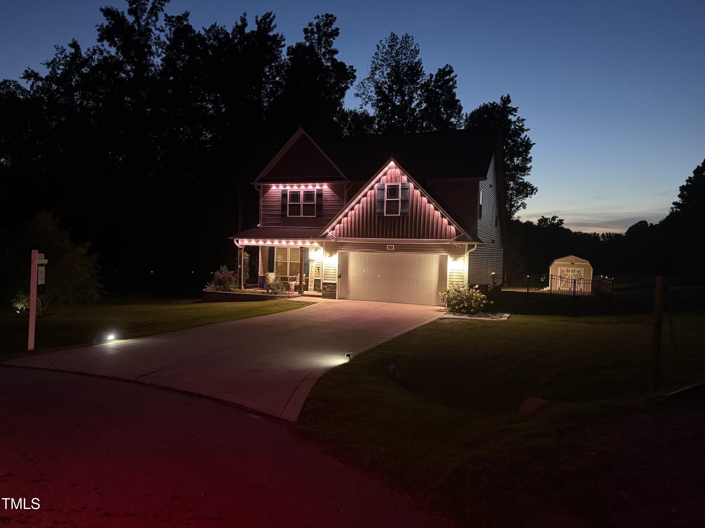 123 Trapper Place Benson, NC 27504 - Photo 46 of 46 Night photo