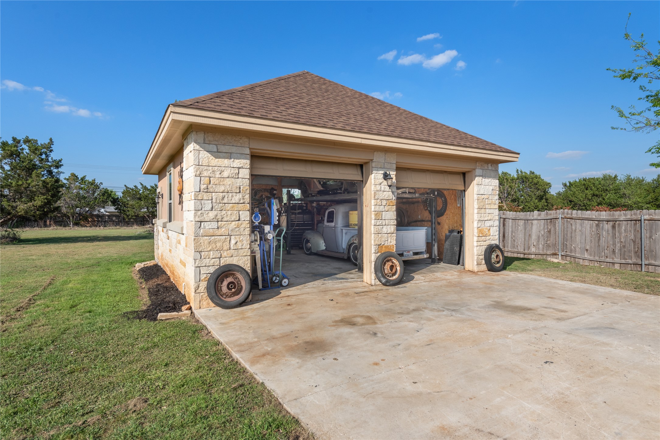120 Layton Way Georgetown, TX 78633 - Photo 35 of 40 a view of a house with backyard